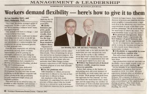 # 1-L&H-Feb 2002-Workers demand flexibility