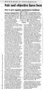 # 31 - Dec 07 - Fair and objective fares best