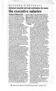 # 38 - Mar 09 - On executive salaries